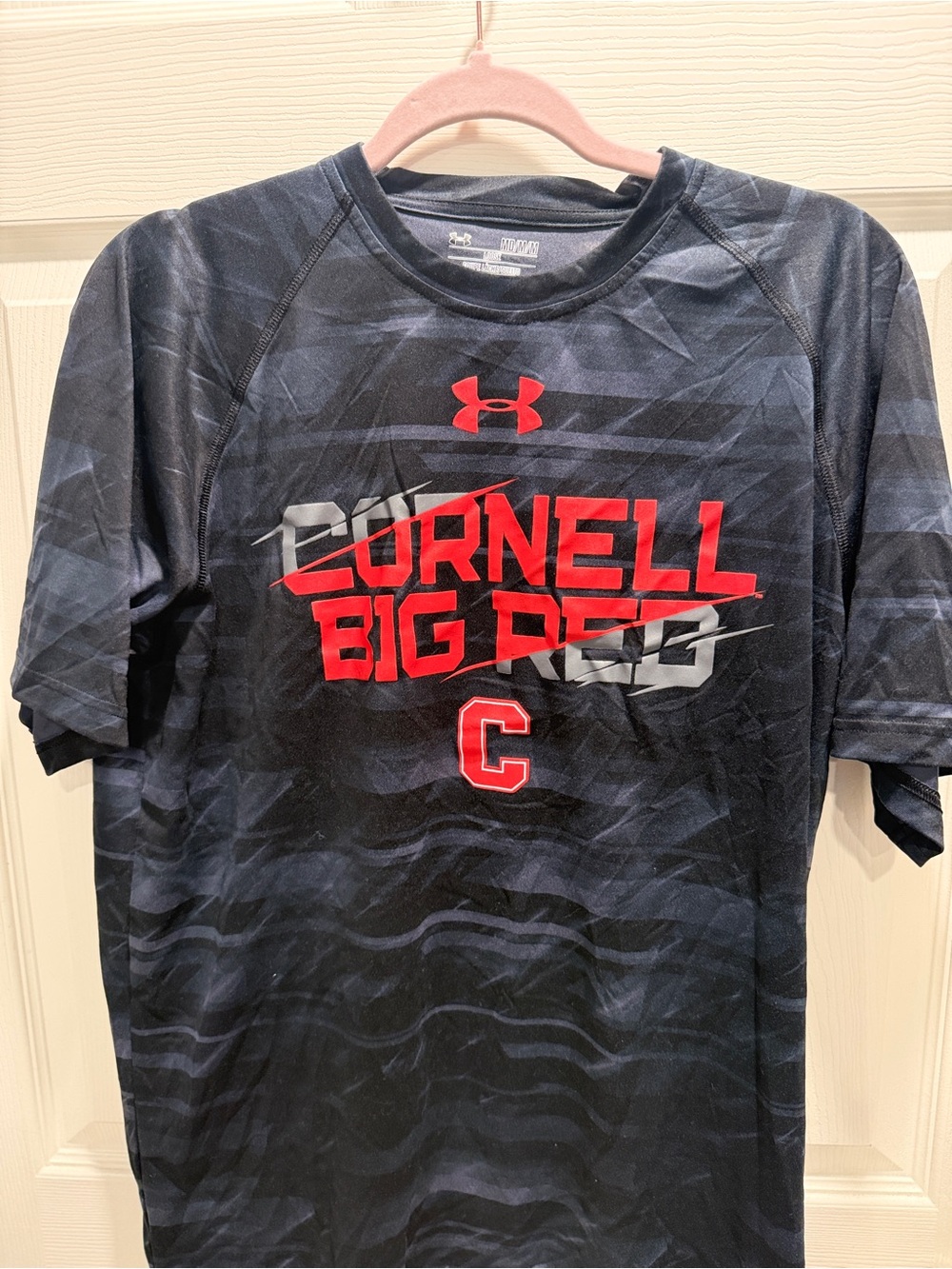 Men's Under Armour Cornell Big Red Performance T-Shirt Size M Camo Grey - Picture 3 of 6